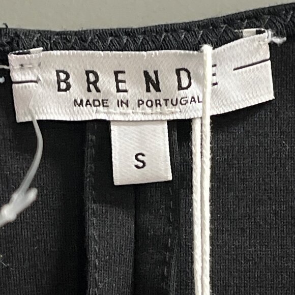 Brende Dress Womens S Black Sleeveless Midi Babydoll Timeless Elegance Classic - Picture 6 of 11